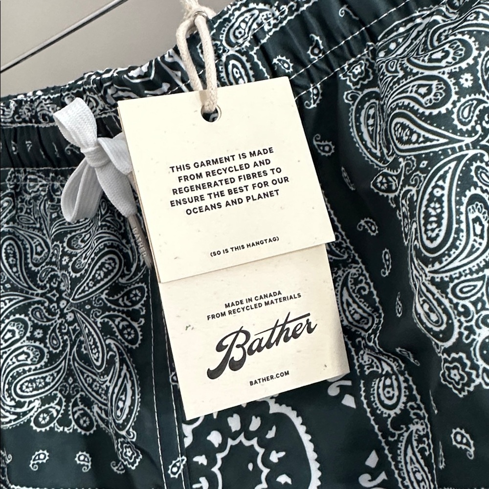 NWT Bather Bandana Swim Trunks - Picture 4 of 9
